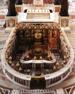 St. Peter's tomb, under the High Altar of the Basilica