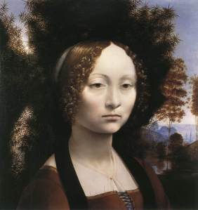 Ginevra de Benci by Leonardo da V