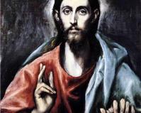 El Greco Christ blessing cropped