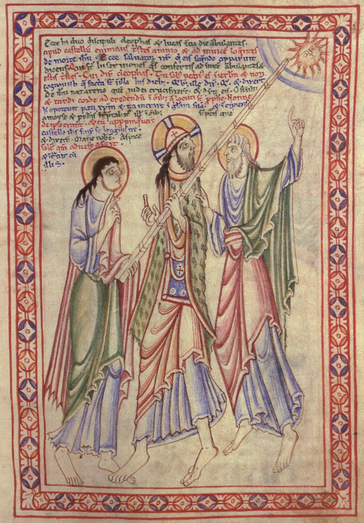 st albans psalter road to emmaus