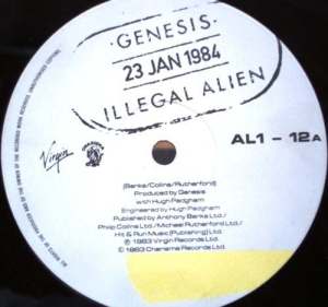Genesis Illegal Alien cd
